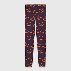 Женские легинсы Страшно веселый Halloween - паттерн