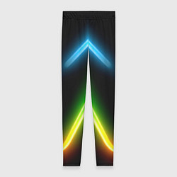 Женские легинсы Neon multicolored lines