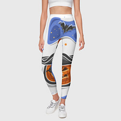 Леггинсы женские Радостный хэллоуин, цвет: 3D-принт — фото 2