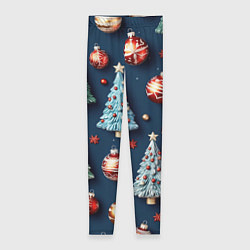 Женские легинсы Новгодний паттерн