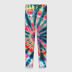 Леггинсы женские Tie dye, цвет: 3D-принт