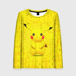 Лонгслив женский Pikachu, цвет: 3D-принт