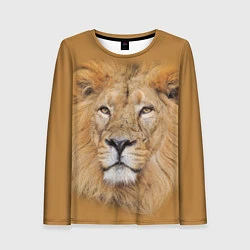 Лонгслив женский Царский лев, цвет: 3D-принт