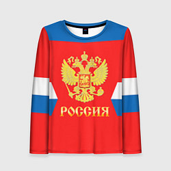 Лонгслив женский Сборная РФ: #27 PANARIN, цвет: 3D-принт