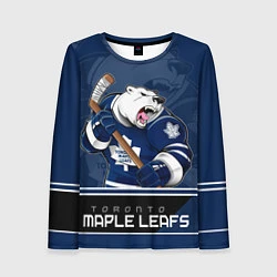 Лонгслив женский Toronto Maple Leafs, цвет: 3D-принт