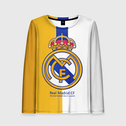 Лонгслив женский Real Madrid CF, цвет: 3D-принт