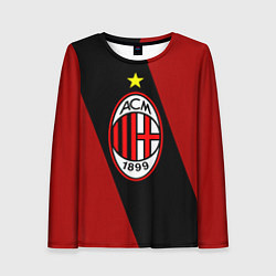 Женский лонгслив Milan FC: Red Collection
