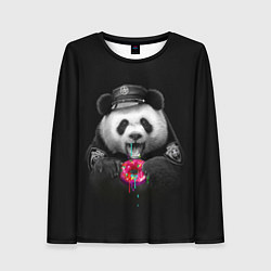 Женский лонгслив Donut Panda