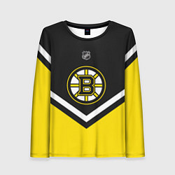 Лонгслив женский NHL: Boston Bruins, цвет: 3D-принт
