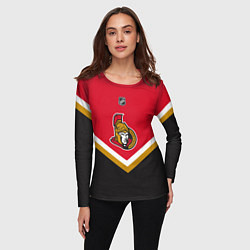 Лонгслив женский NHL: Ottawa Senators, цвет: 3D-принт — фото 2