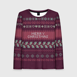 Женский лонгслив Merry Christmas