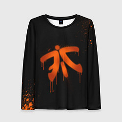 Лонгслив женский Fnatic: Black collection, цвет: 3D-принт