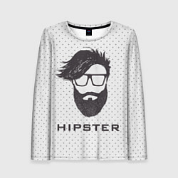 Лонгслив женский Hipster, цвет: 3D-принт