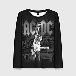 Женский лонгслив AC/DC: Rock You