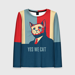 Женский лонгслив Yes we CAT