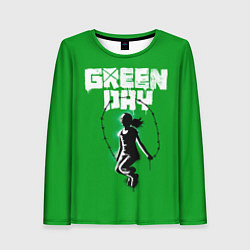 Лонгслив женский Green Day: Girl, цвет: 3D-принт
