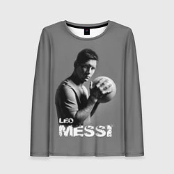 Лонгслив женский Leo Messi, цвет: 3D-принт