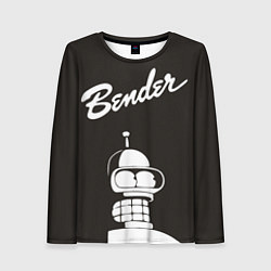 Лонгслив женский Bender Retro, цвет: 3D-принт