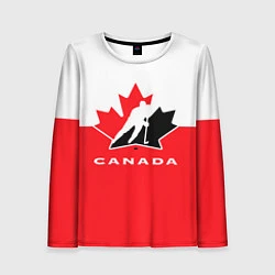 Женский лонгслив Canada Team