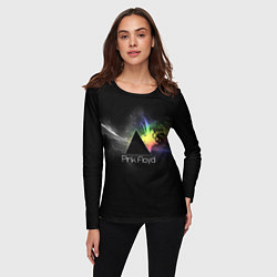 Лонгслив женский Pink Floyd Logo, цвет: 3D-принт — фото 2