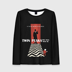Лонгслив женский Twin Peaks Man, цвет: 3D-принт