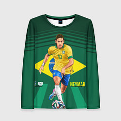 Женский лонгслив Neymar Brazilian