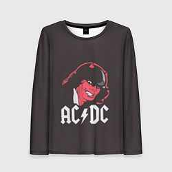 Женский лонгслив AC/DC Devil