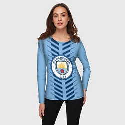 Лонгслив женский FC Manchester City: Creative, цвет: 3D-принт — фото 2
