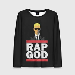 Женский лонгслив Rap God Eminem