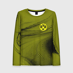 Лонгслив женский FC Borussia Sport, цвет: 3D-принт