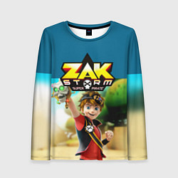 Лонгслив женский Zak Storm, цвет: 3D-принт