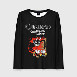 Женский лонгслив Cuphead: Hell Devil