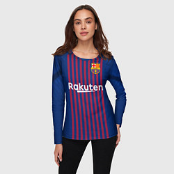 Лонгслив женский FC Barcelona: Home 18/19, цвет: 3D-принт — фото 2