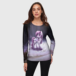 Лонгслив женский Violet Pony, цвет: 3D-принт — фото 2