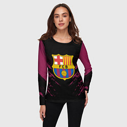 Лонгслив женский Barcelona FC: Sport Fashion, цвет: 3D-принт — фото 2