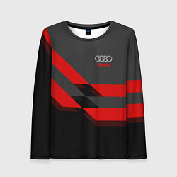 Лонгслив женский Audi G&R, цвет: 3D-принт