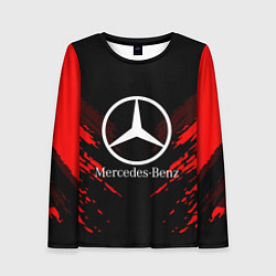 Лонгслив женский Mercedes-Benz: Red Anger, цвет: 3D-принт