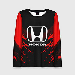 Лонгслив женский Honda: Red Anger, цвет: 3D-принт