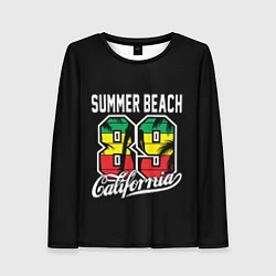 Лонгслив женский Summer Beach 89, цвет: 3D-принт