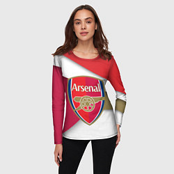 Лонгслив женский FC Arsenal, цвет: 3D-принт — фото 2