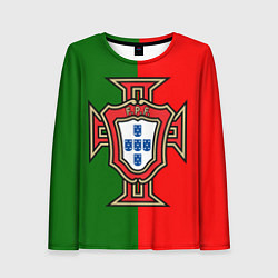 Лонгслив женский Сборная Португалии, цвет: 3D-принт