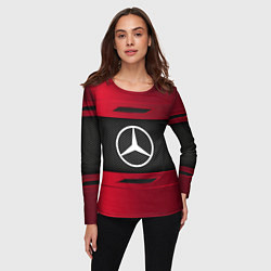 Лонгслив женский Mercedes Benz Sport, цвет: 3D-принт — фото 2