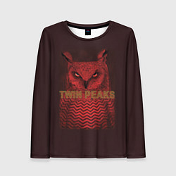 Лонгслив женский Twin Peaks: Red Owl, цвет: 3D-принт