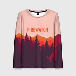 Женский лонгслив Firewatch: Orange Style