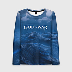 Лонгслив женский God of War: Rage of the waves, цвет: 3D-принт