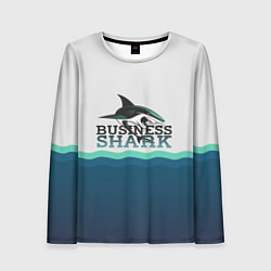 Женский лонгслив Business Shark