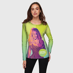 Лонгслив женский Britney Spears, цвет: 3D-принт — фото 2