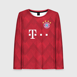 Лонгслив женский FC Bayern Home 18-19, цвет: 3D-принт