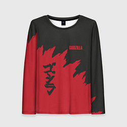 Женский лонгслив Godzilla: Dark Style