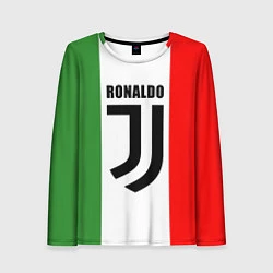 Лонгслив женский Ronaldo Juve Italy, цвет: 3D-принт